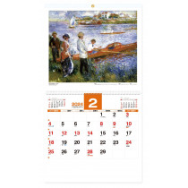 JL617 雷諾瓦畫集-6K月曆2022年