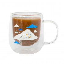 雙層玻璃杯-勇敢作夢(210ml)