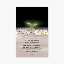 原創經文祝福明信卡C(1組8款)-幼苗